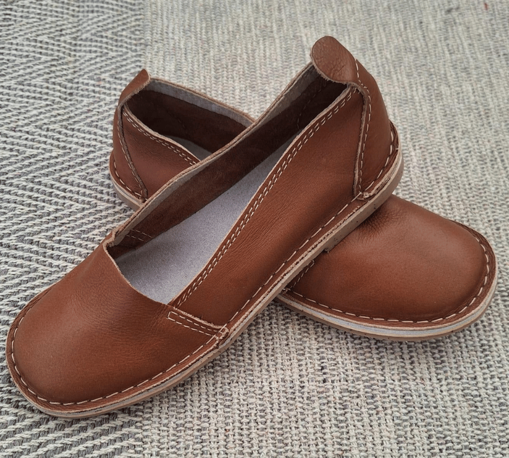 Leather Pumps Pecan