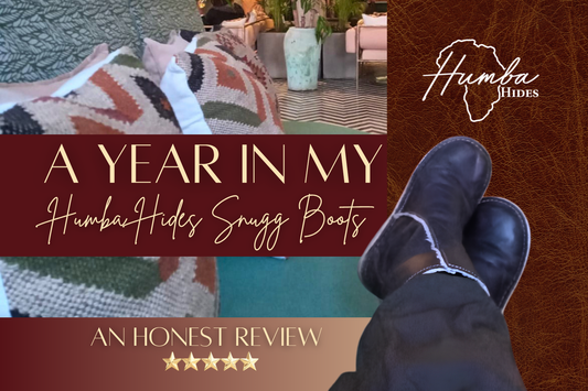 A Year in My Humba Hides Boots