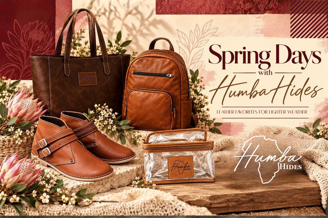 Spring Days with Humba Hides: Leather Favourites for Lighter Weather