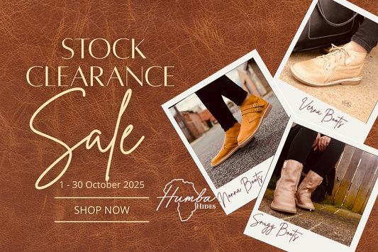 Step Into October: The Humba Hides Stock Clearance Sale