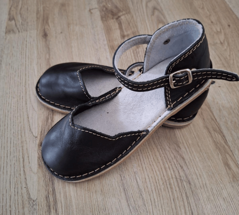 Babydoll Sandals Black